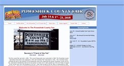 Desktop Screenshot of poweshiekcountyfair.org